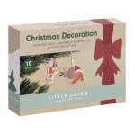 Drewniane zawieszki X-mas / Little Dutch