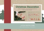 Drewniane zawieszki X-mas / Little Dutch