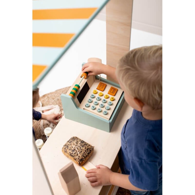 Drewniana kasa sklepowa z akcesoriamia / Trixie