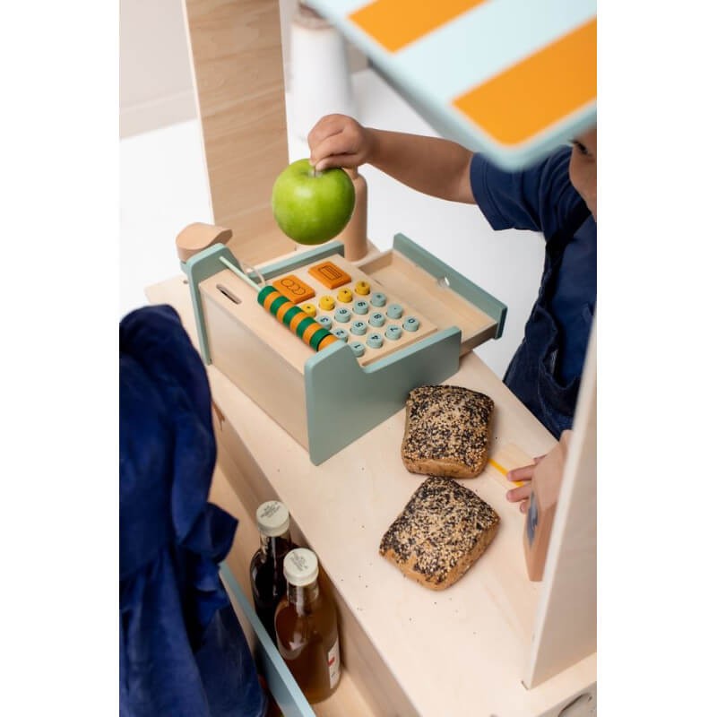 Drewniana kasa sklepowa z akcesoriamia / Trixie