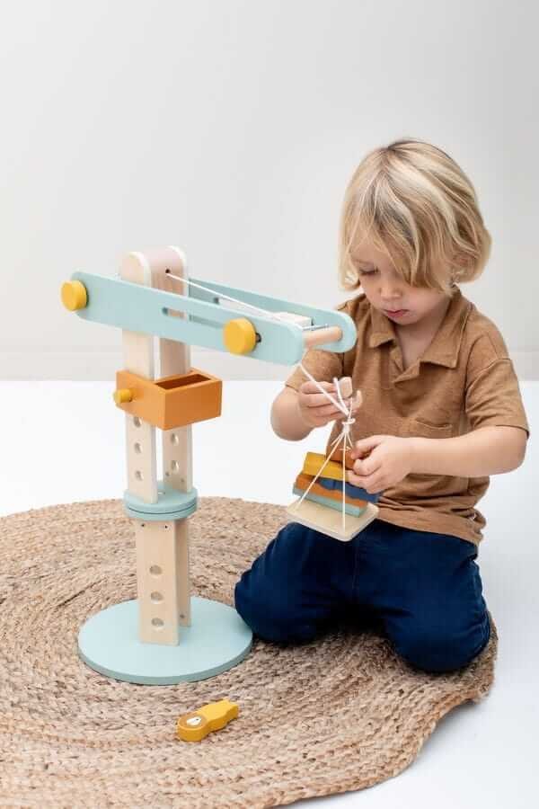 Drewniany dźwig budowlany / Trixie