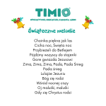 Dysk Christmas / TIMIO TMD-C