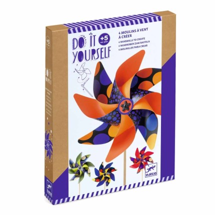 Zrób to sam - wiatraki WZORY / Djeco