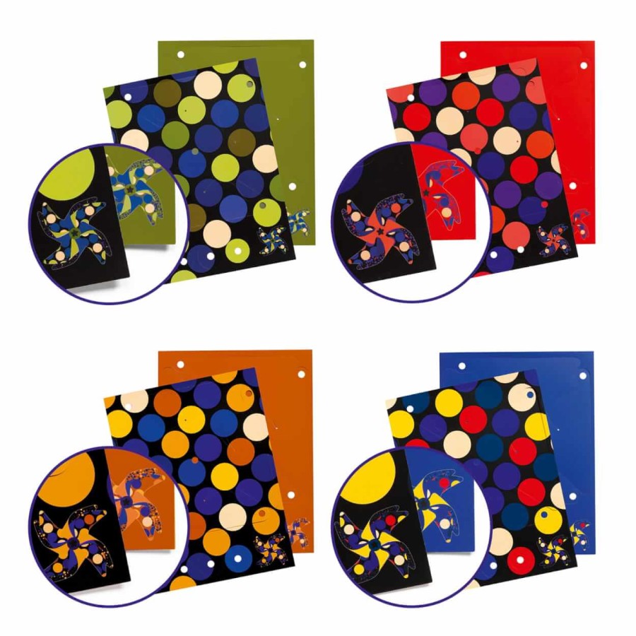 Zrób to sam - wiatraki WZORY / Djeco