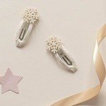 Spinki do włosów Shimmer Snowflake / Rockahula