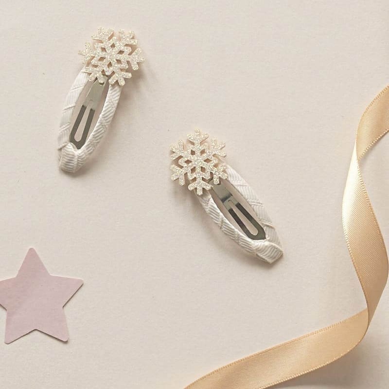 Spinki do włosów Shimmer Snowflake / Rockahula