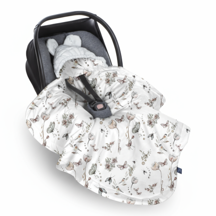 Kocyk do fotelika - Natura -  velvet grey / BabySteps