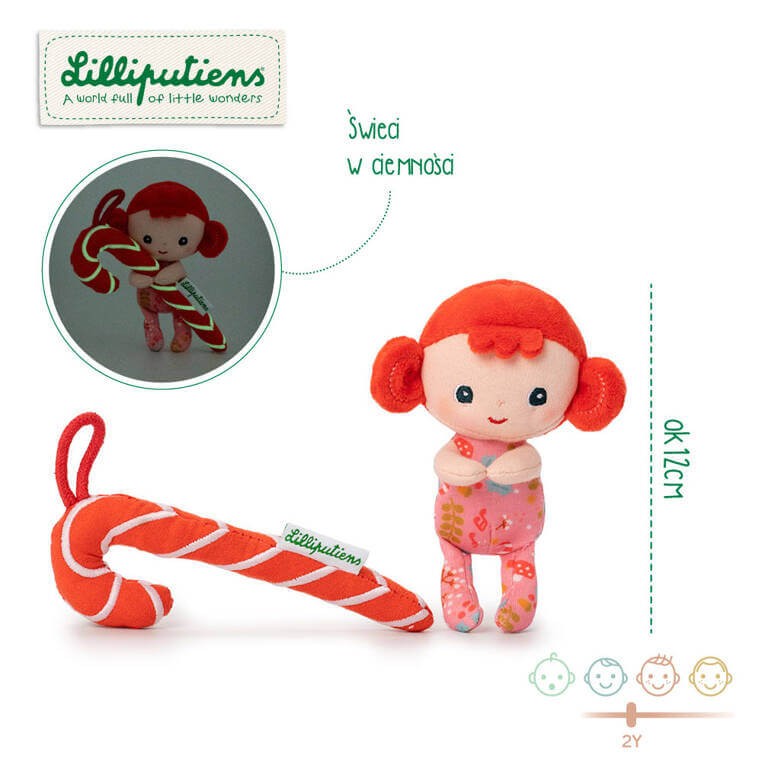 Przytulanka świąteczny elf Holy / Lilliputiens