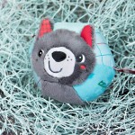 Piłeczka sensoryczna z dzwoneczkiem Wilk Louis / Lilliputiens