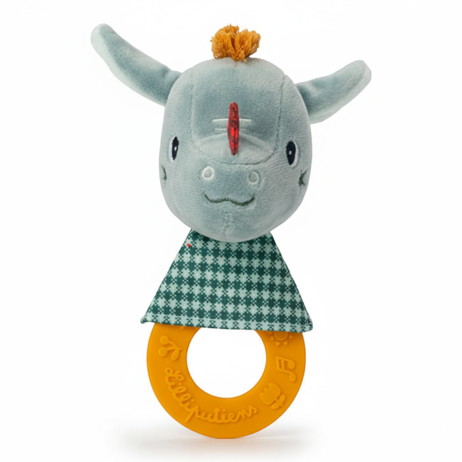 Grzechotka z silikonowym gryzakiem Smok Joe / Lilliputiens