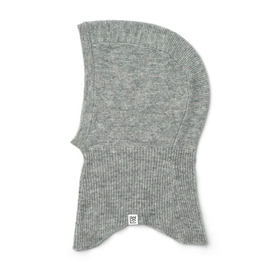 Kominiarka z wełny merino Arian Balaclava - Grey melange / Liewood