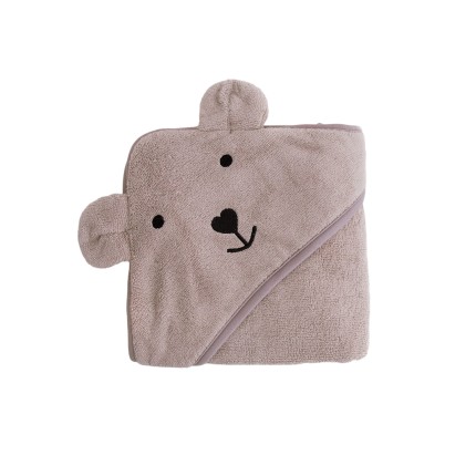 Ręcznik bambusowy z kapturkiem 85x85cm – latte / Bolo