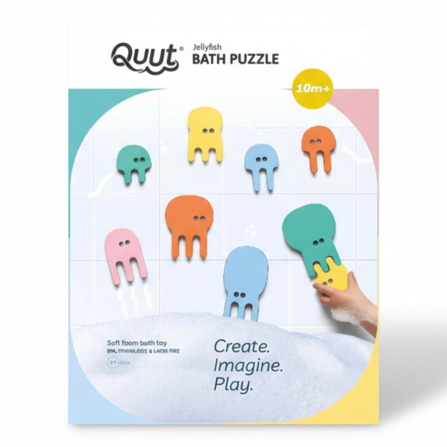 Zestaw puzzli piankowych - Meduzy / QUUT