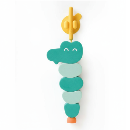 Klocki piankowe do nawlekania do kąpieli Beedi - Croco / QUUT