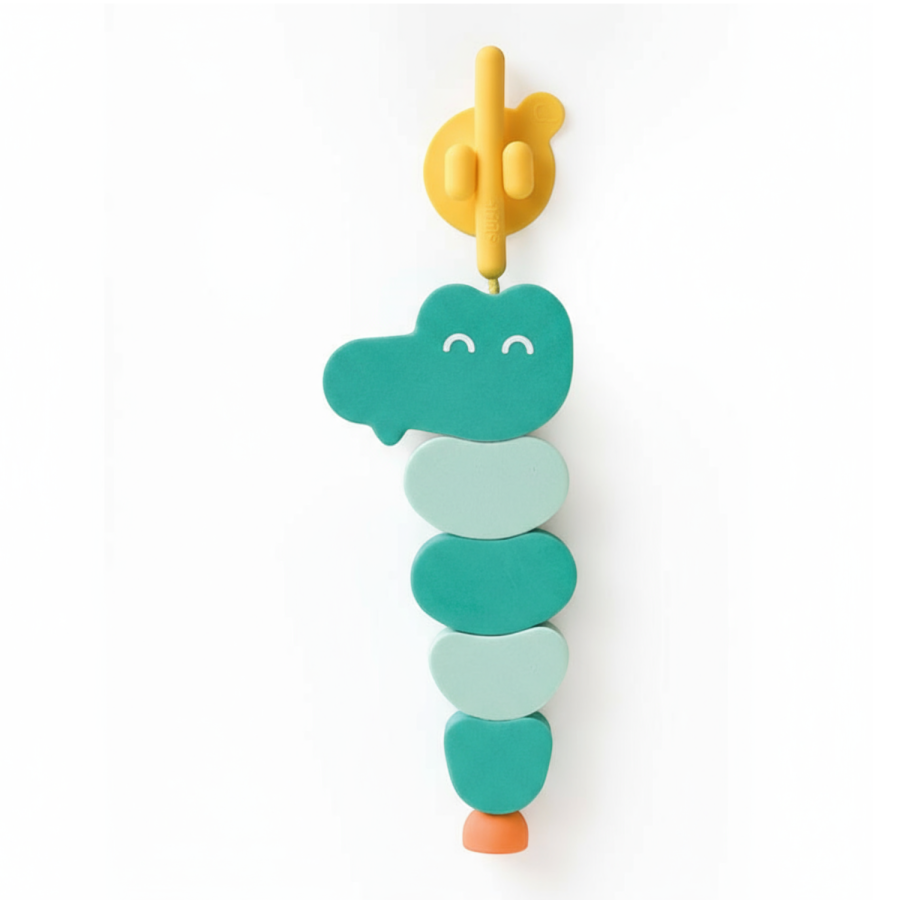 Klocki piankowe do nawlekania do kąpieli - Beedi Croco / QUUT