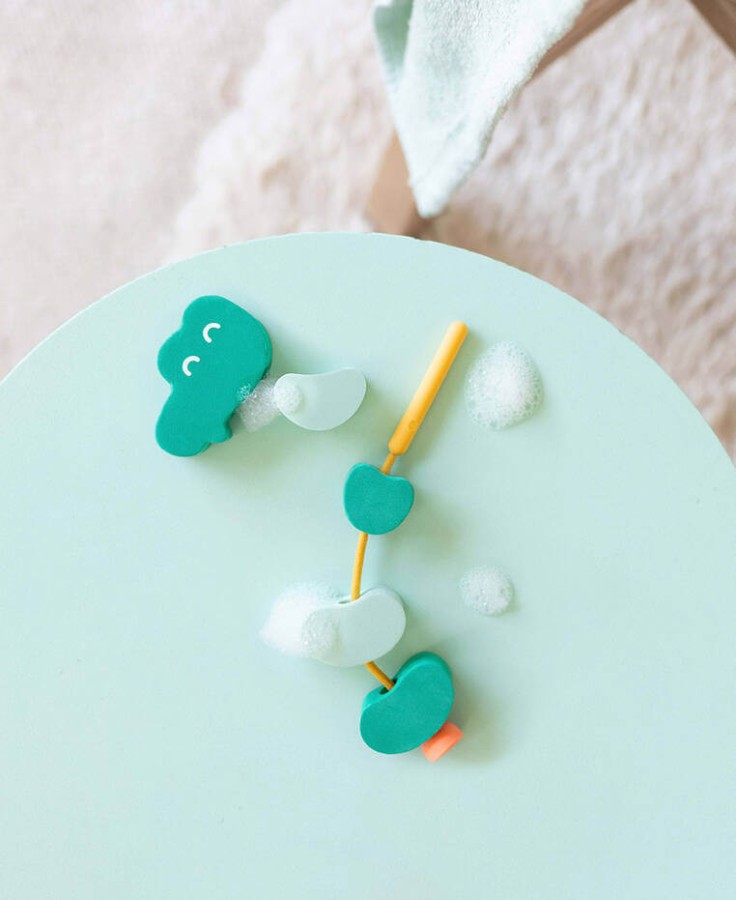 Klocki piankowe do nawlekania do kąpieli - Beedi Croco / QUUT