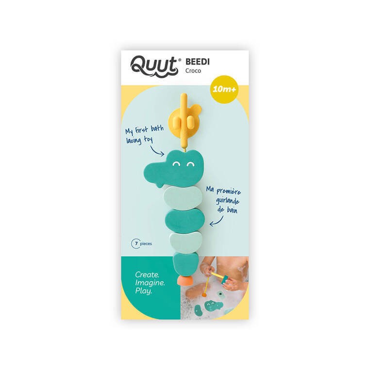 Klocki piankowe do nawlekania do kąpieli - Beedi Croco / QUUT