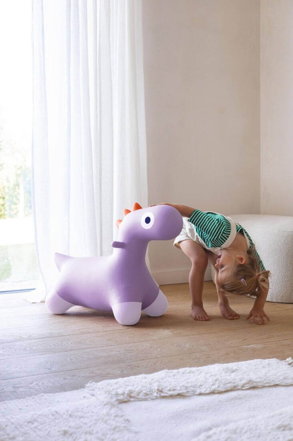 Skoczek Hoppi Dino - Lavender / QUUT