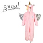 Kostium kombinezon kigurumi jednorożec ze srebrnymi skrzydłami / Souza!