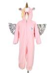 Kostium kombinezon kigurumi jednorożec ze srebrnymi skrzydłami / Souza!