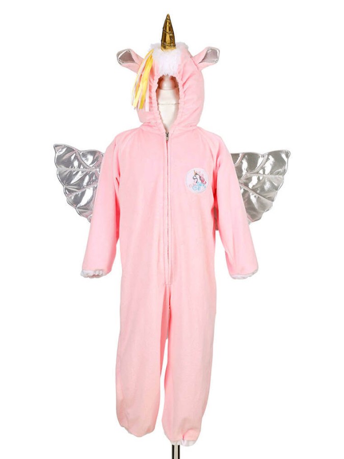 Kostium kombinezon kigurumi jednorożec ze srebrnymi skrzydłami / Souza!