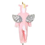 Kostium kombinezon kigurumi jednorożec ze srebrnymi skrzydłami / Souza!