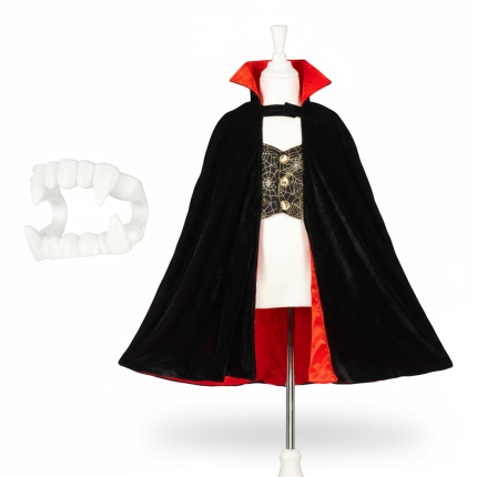 Kostium peleryna i wampirze zęby Dracula / Souza! Halloween