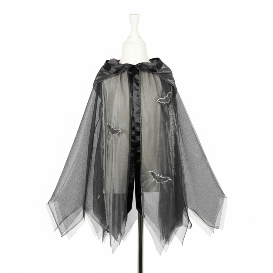 Kostium peleryna w nietoperze z kapturem czarownica Mathilde / Souza!