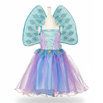 Kostium sukienka i skrzydła w pawie pióra wróżka Tamara / Souza!