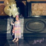 Kostium tęczowa peleryna z kapturem wróżka Julyanne / Souza!