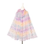 Kostium tęczowa peleryna z kapturem wróżka Julyanne / Souza!