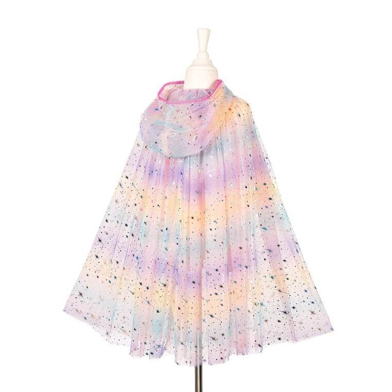Kostium tęczowa peleryna z kapturem wróżka Julyanne / Souza!