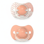 Smoczek fizjologiczny SX Pro Dreams 18m+ brzoskwiniowy, 2 szt. / Suavinex