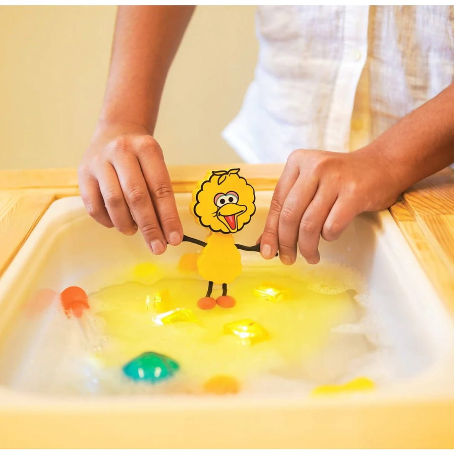 Postać do kąpieli Wielki Ptak - zestaw z dwiema kostkami sensorycznymi świecącymi w wodzie / Glo Pals