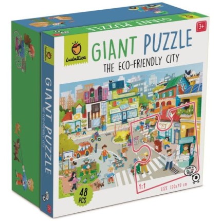GIGANT PUZZLE – puzzle podłogowe – EkoMIASTO / Ludattica