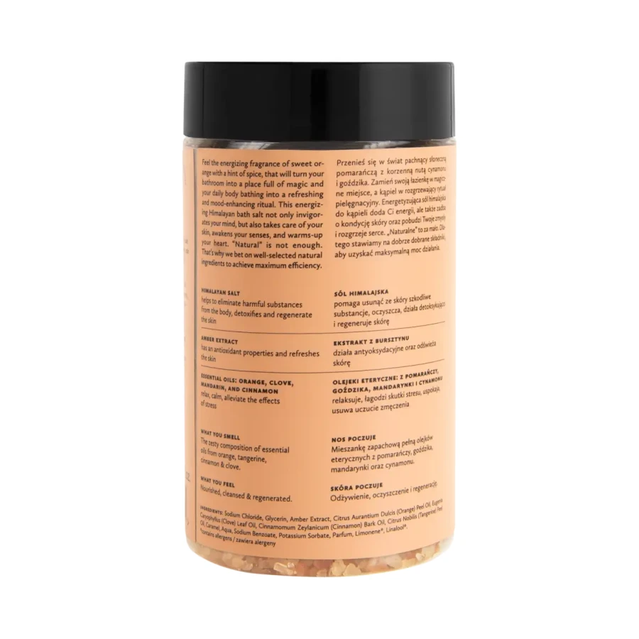 Sól do kąpieli – Korzenna Pomarańcza, 480g / Hagi Cosmetics