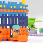 Klocki MINI Waffle City Posterunek Policji 280 el. / Marioinex