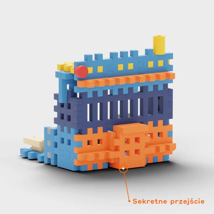 Klocki MINI Waffle City Posterunek Policji 280 el. / Marioinex