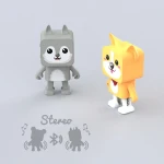 Tańczący głośnik Dancing Animals - Wilk / MOB