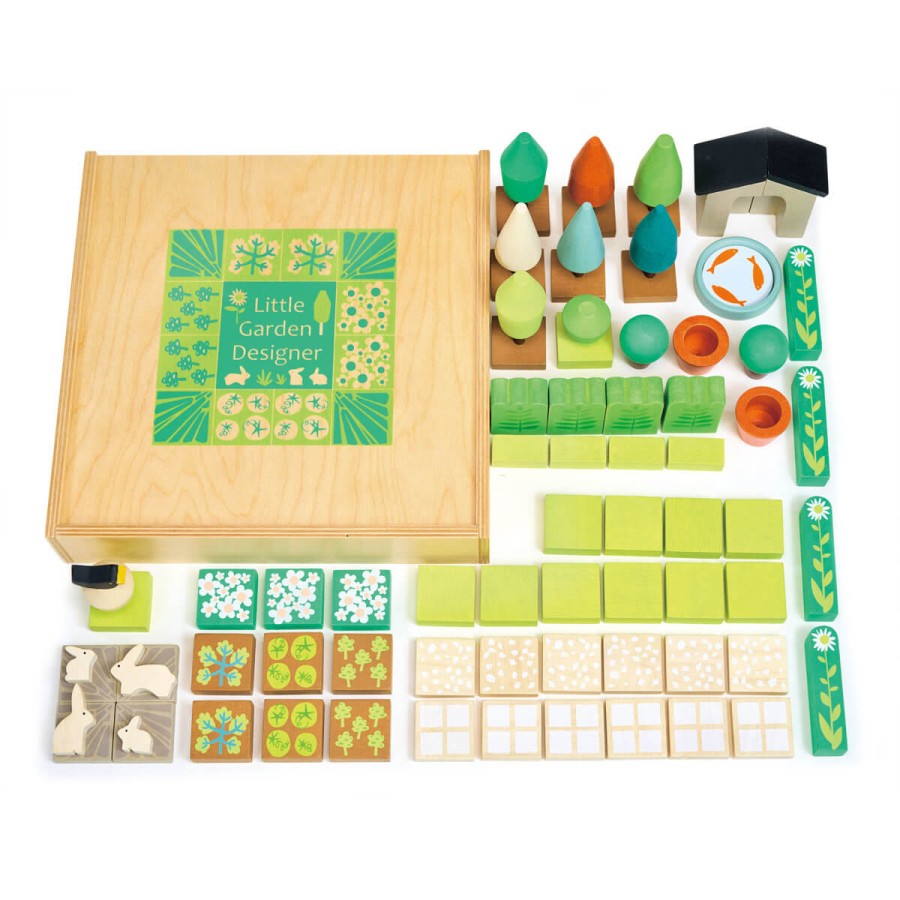 Kreatywny zestaw z drewnianymi elementami - Ogród / Tender Leaf Toys