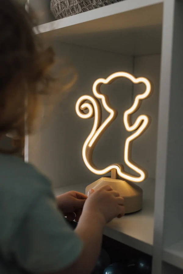 Przenośna lampka do pokoju dziecka - Małpka Benio / Dream ON