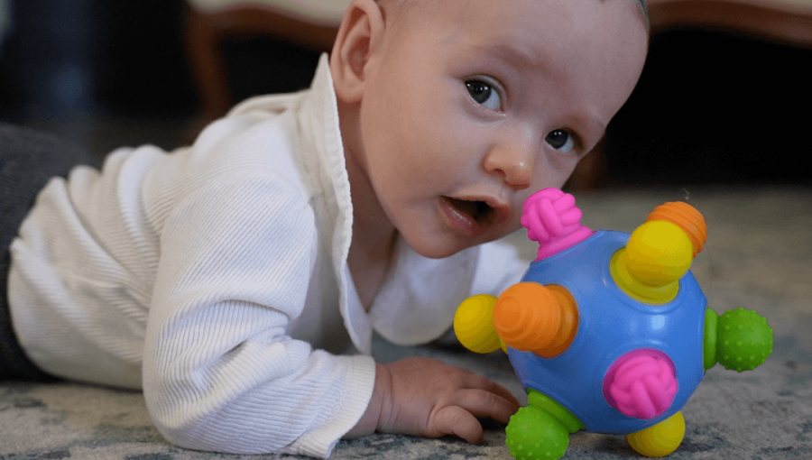 Woblii Kula. Zabawka sensoryczna. / Fat Brain Toys