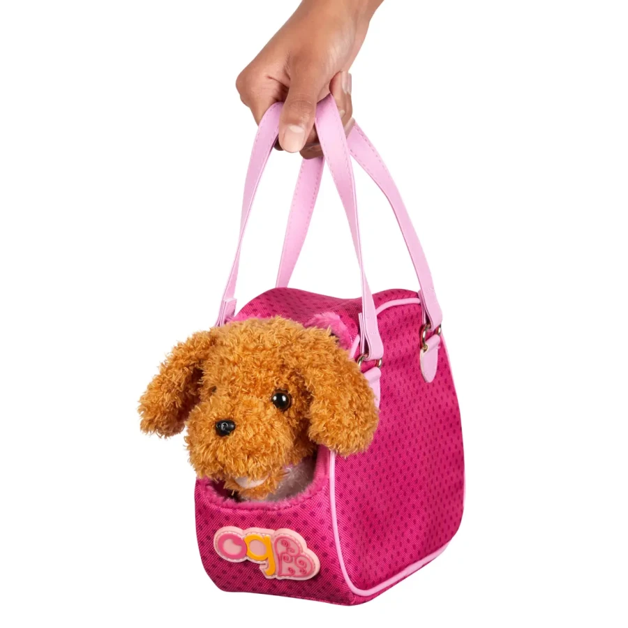 Piesek PUDEL w torebce – Hop in Dog Carrier /  OurGeneration