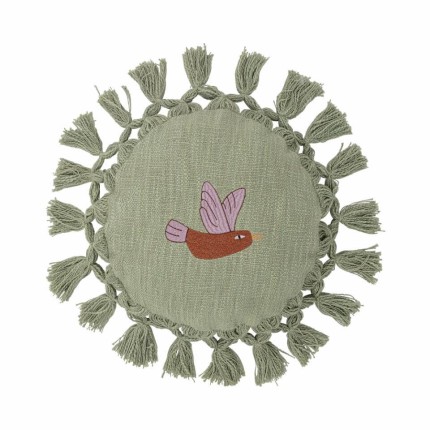 Poduszka dekoracyjna Elinna - Green / Bloomingville Mini