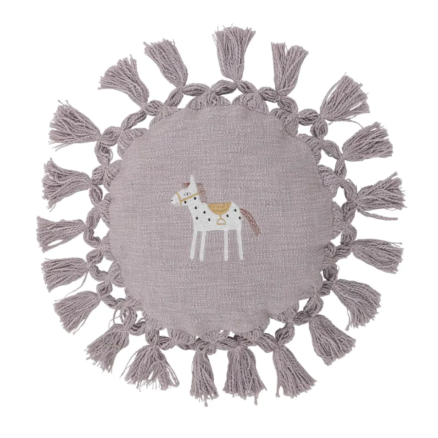 Poduszka dekoracyjna Elinna - Purple / Bloomingville Mini