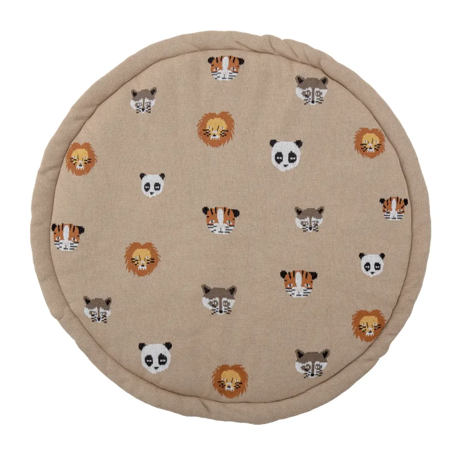 Bawełniana mata do zabawy Miko - Brown / Bloomingville Mini