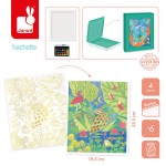 Zestaw kreatywny Złote kontury Zwierzęta 6+ / Janod