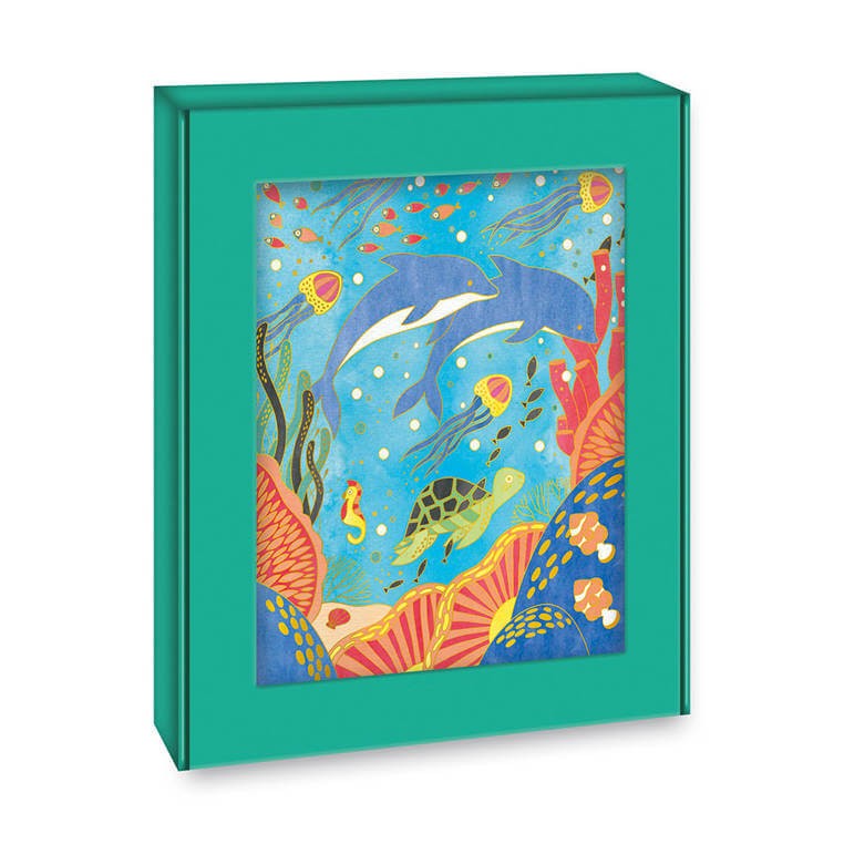 Zestaw kreatywny Złote kontury Zwierzęta 6+ / Janod