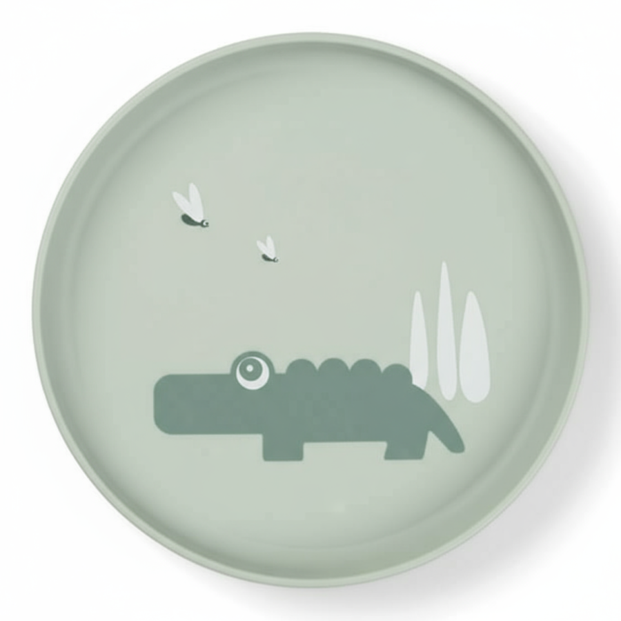 Talerzyk dla Dziecka Foodie Croco Green / Done by Deer