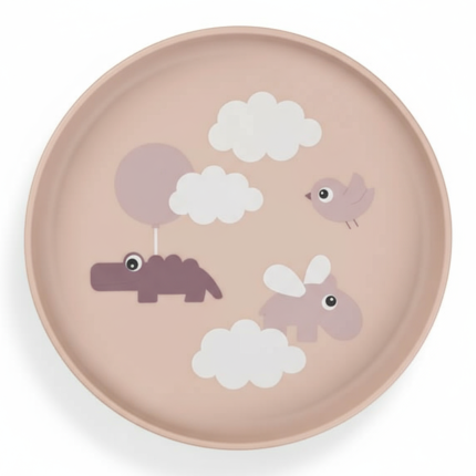 Talerzyk dla Dziecka Foodie Clouds Powder / Done by Deer